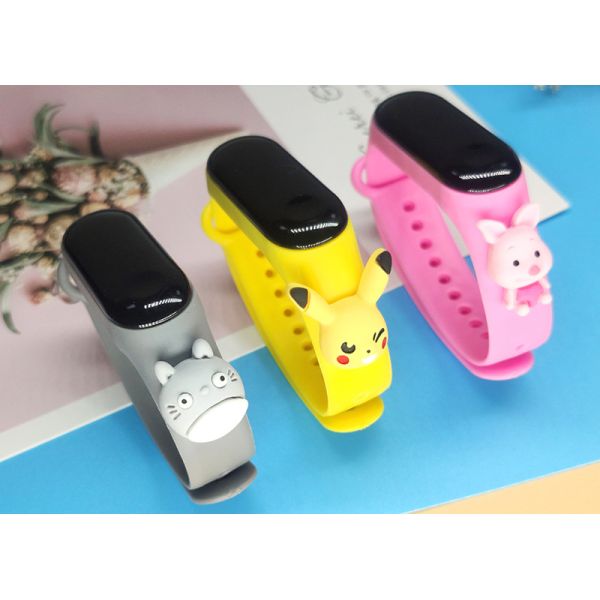 Sports Silicone 3 BAR Waterproof Kids Smart Watch 30*35mm