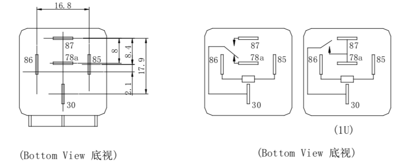 CMA3 OMRON G8L General Purpose Relay SPDT 40A 28*28*26mm Without Shoulder