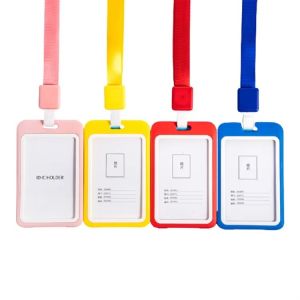 China Deyi ID Card Holder Metal Crafts Plastic Material wholesale