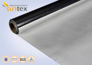 China Fireproof 140C Aluminum Foil Fiberglass Cloth 0.2mm for Welding Fire Blanket wholesale