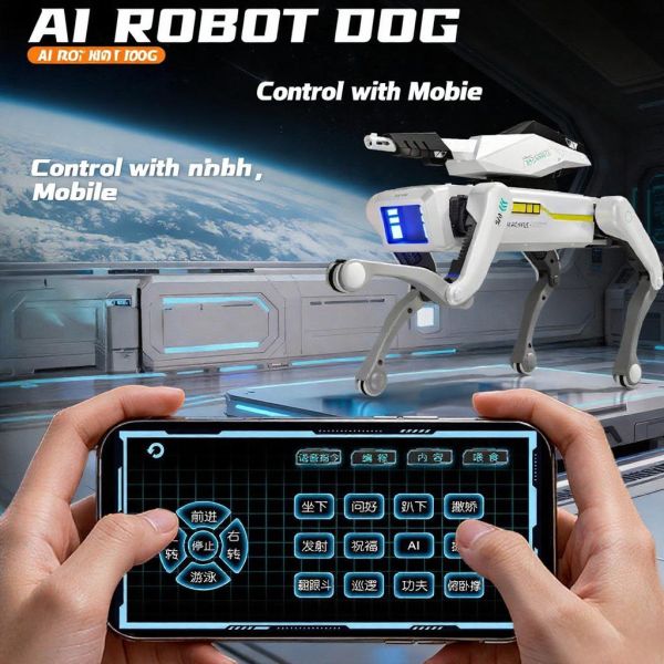 Social Robot Voice Control AI Robot Energy-Saving Mode AI-Powered App Control