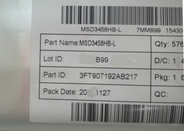 Digital Television MSD3458HB-L 156 Pin LQFP Electronic Integrated Circuits