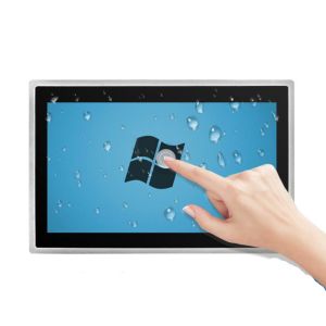 High Brightness Embedded Industrial Panel Computer 15.6 Inch Touchscreen All In One PC
