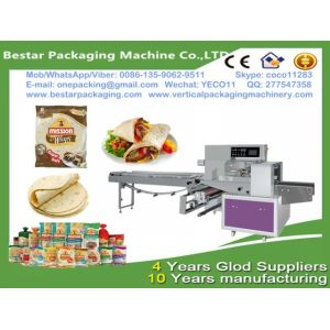 Bestar automatic papadam packaging machine flow pack wrapper in modified
