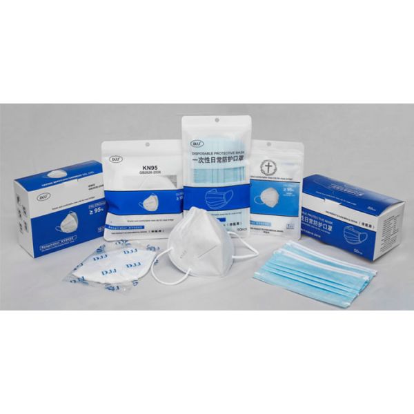 Disposable 3 Layer KN95 Disposable Breathing Face Mask