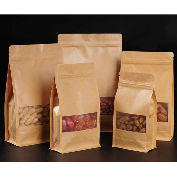 Tear Resistance Kraft Paper Packaging Bags