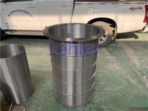 China Large Size Wedge Wire Filter Elements Diameter 600mm Length 1100mm wholesale