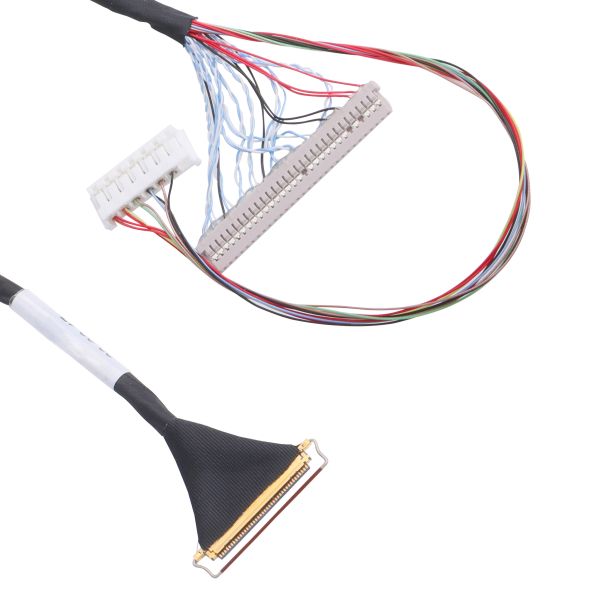 40Pin 0.5 1.25 2.5mm JST EHR-7 UL94V-0 Micro Coaxial Cable IPEX 20453-240T-11