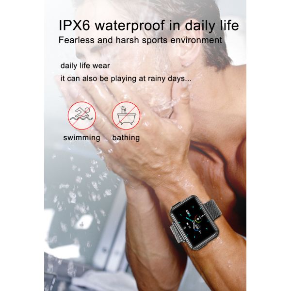 Shenzhen smart bracelet heart rate blood pressure wristband men women fitness tracker watch