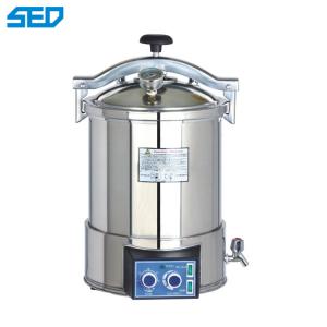 China SED-250P Timer Range 0-60min Medical Pharmaceutical Machinery Equipment Portable Pressure Steam Sterilizer Machine wholesale