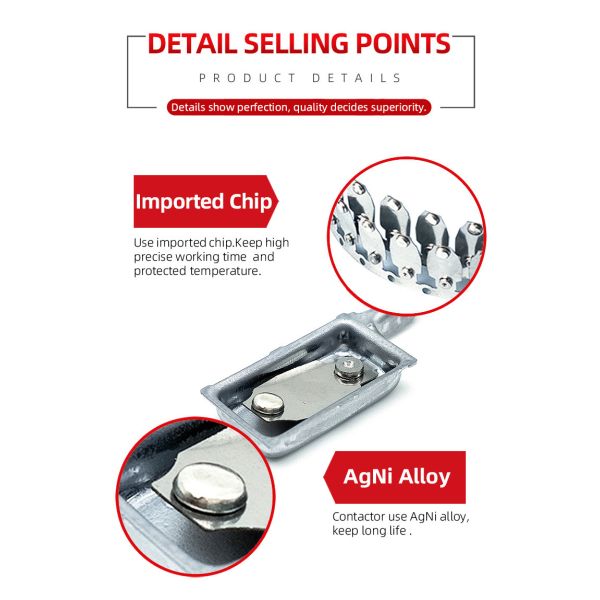 HCET HC01-6AP Bimetal Motor Overload Protector 45A Thermal Cutoff Switch for Automotive, Washing machine motors