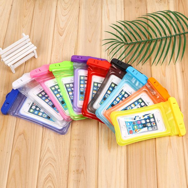 TPU Waterproof Phone Case Universal Air Float Neck Lace Strap