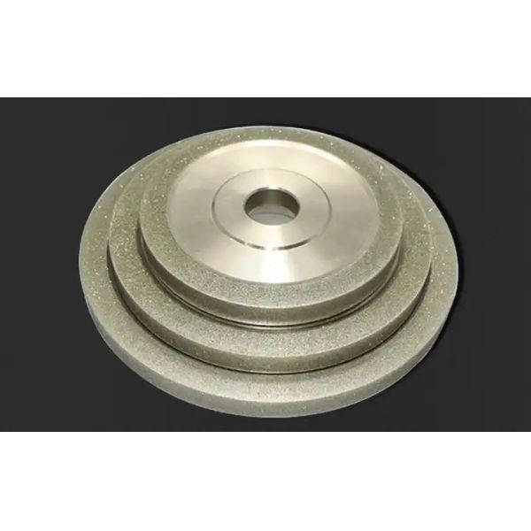 Flat M2 Steel Electroplated Grinding Wheel Various Shapes Silver