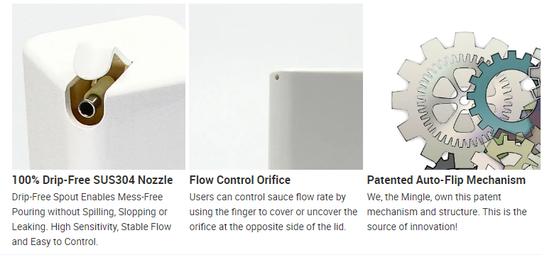 Olive Oil Dispenser Glass Seasoning Bottles Glass Body And ABS Lid Materials