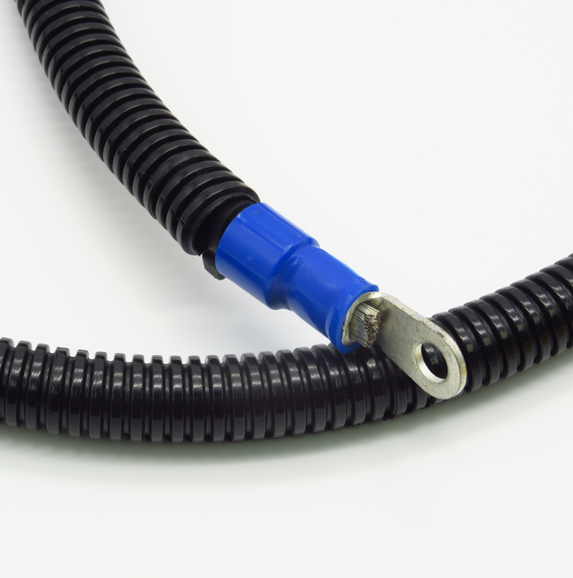 OEM Cable Wire Harness Corrugated Split Loom Tubing For Industrial
