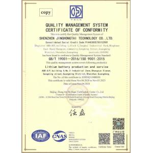 Shenzhen Jinghongtai Technology Co., Ltd. Certifications