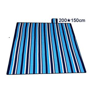 Anti Rip Folding Beach Mat , Portable Water Resistant Picnic Blanket