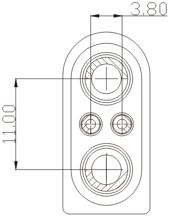 TX90(2+2) 2 Pin Panel Mount Connector Male And Female For Power Battery Charger