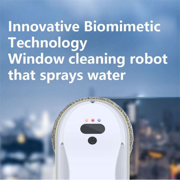 App-Controlled Electric Wet and Dry Window Cleaning Robot with Silk Screen Printing Logo