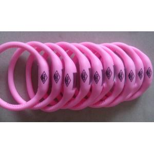 Custom ALBANY Silicone Ion Sport Bracelet Watch With Black Logo Printed , Packing With Instruction Paper