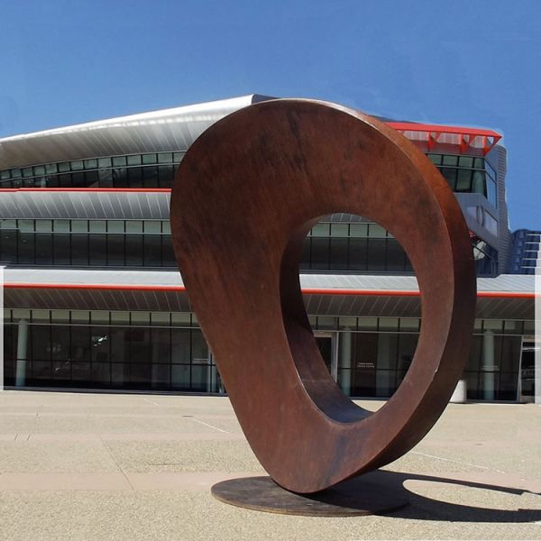 Outdoor Garden Decor Rusted Metal Landscape Art Corten Steel Sculpture