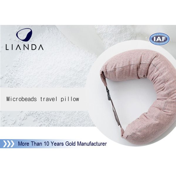 Custom U Shaped Memory Foam Pillows For Travel / Airplane , TUV BS5852 Certification