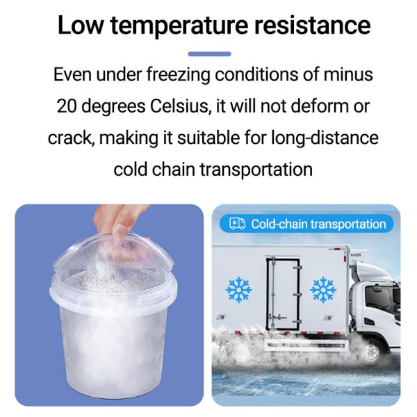 Good Sealing Round IML Container 300ml-5L for Peanut Butter Shea Butter Food Sauces