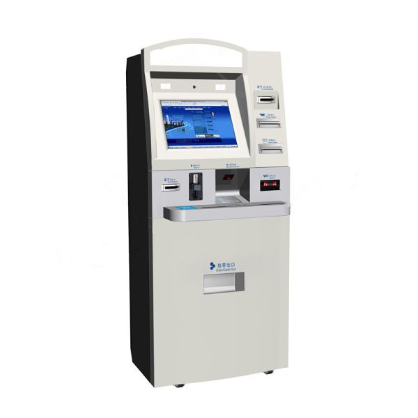 Quality Health Kiosk System With a4 Printer, Id Reader, Cash Acceptor, Coin Acceptor And Dispenser For Hospital, Museum for sale