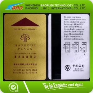 China magnetic hotel door lock card wholesale