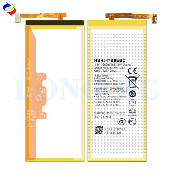 Rechargeable 3600mAh Battery for Huawei Honor 6 Plus and 6x HB4547B6EBC Replacement