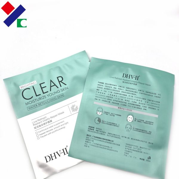 Customized Aluminum Foil Three Side Seal Sachet Bags 25ml