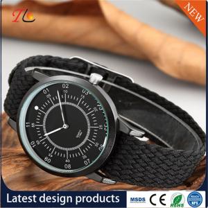 quartz Wrist Watch weave strap Watch delicate  Fashion Watch  AlloyCase custom LOGO Multicolor strap Monochrome