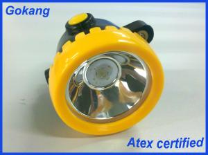 China ABS material led mining headlight, export quality miners cap lamp, cord kl1.2ex led mining headlamp wholesale
