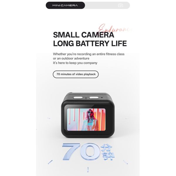 Mini camera package contents and accessories