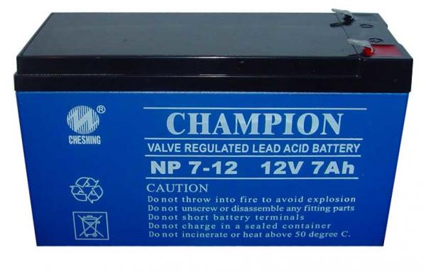 Quality Champion12V7.5AH AGM battery 12V7.5AH UPS battery manufacture for sale