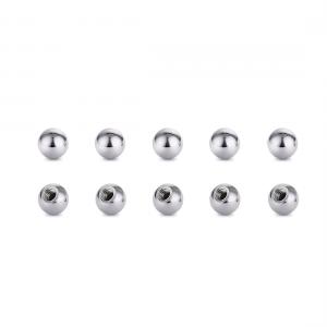China Drilled Stainless Steel Ball With Hole 18mm 19mm For Body Piercing Jewelry on sale