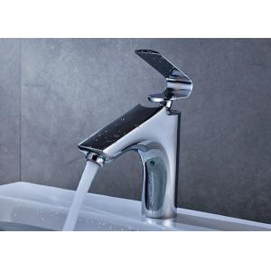 China ROVATE Waterfall Save Water Spout Basin Mixer Faucet Chrome Polished wholesale