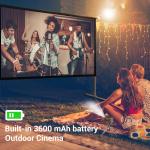 Mini Smart Projector 4K Phone Portable Pico Cube LED DLP Android Wireless