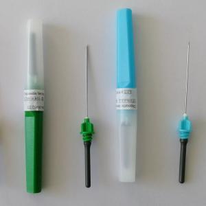 China Blue Steriled Pen Type Blood Collection Needle 23G For Multiple Samples wholesale