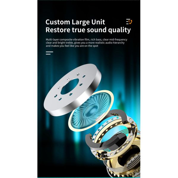 3500mAH In Ear Power Bank Earphones