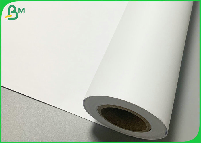 China 880mm x 50m 80gsm CAD Plotter Paper 96 brightness Print Clearly wholesale