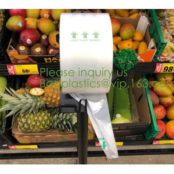 Drawstring Drawtape liner sacks, sachets, closure,shopping biodegradable compostable clear plastic grocery shopping bag,