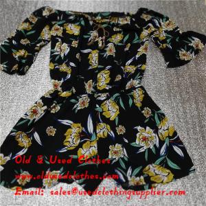 China Adults Used Womens Clothing Sunflower Logo Second Hand Ladies Dresses wholesale