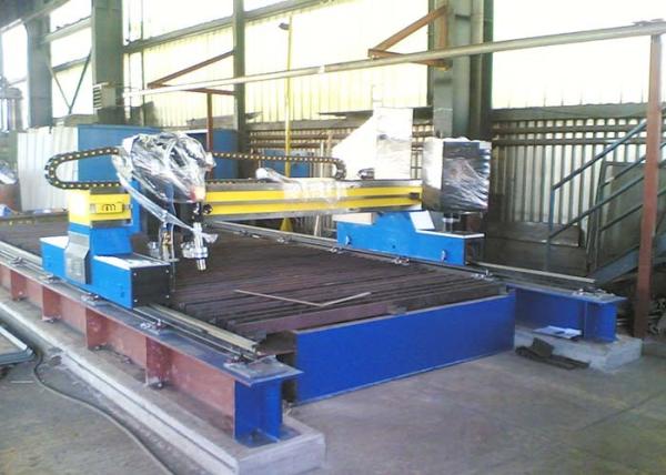 Quality CNC Gantry Type Gas and Plasma Cutting Machine with High Definition Plasma Source for sale