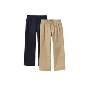 China Door Zipper Design Uniform Black Pants Soft Exquisite Craft Embroidery / Print on sale