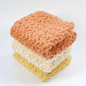 Y-F Dishcloths Kitchen Towels Crochet Cotton Dish Cloths Eco Wash Cloths