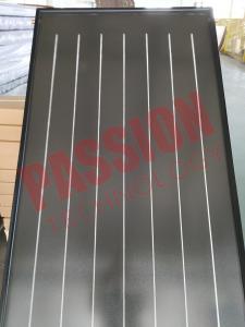 China Black Chrome Flat Collector Black Coating Flat Panel Blue Titanium Flat Plate Solar Water Heater Hotel Solar Heating wholesale