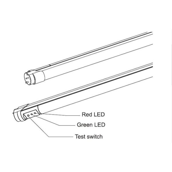 5W Full Power Commercial LED Emergency Lights 18 Watt For Airport Office