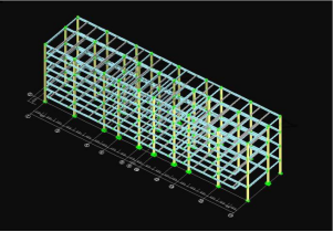 Prefabricated Multi Storey Steel Building for Office and Hotel