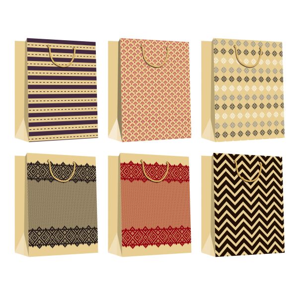 2016 High Quality Recyclable Custom Printed Kraft Paper Bag